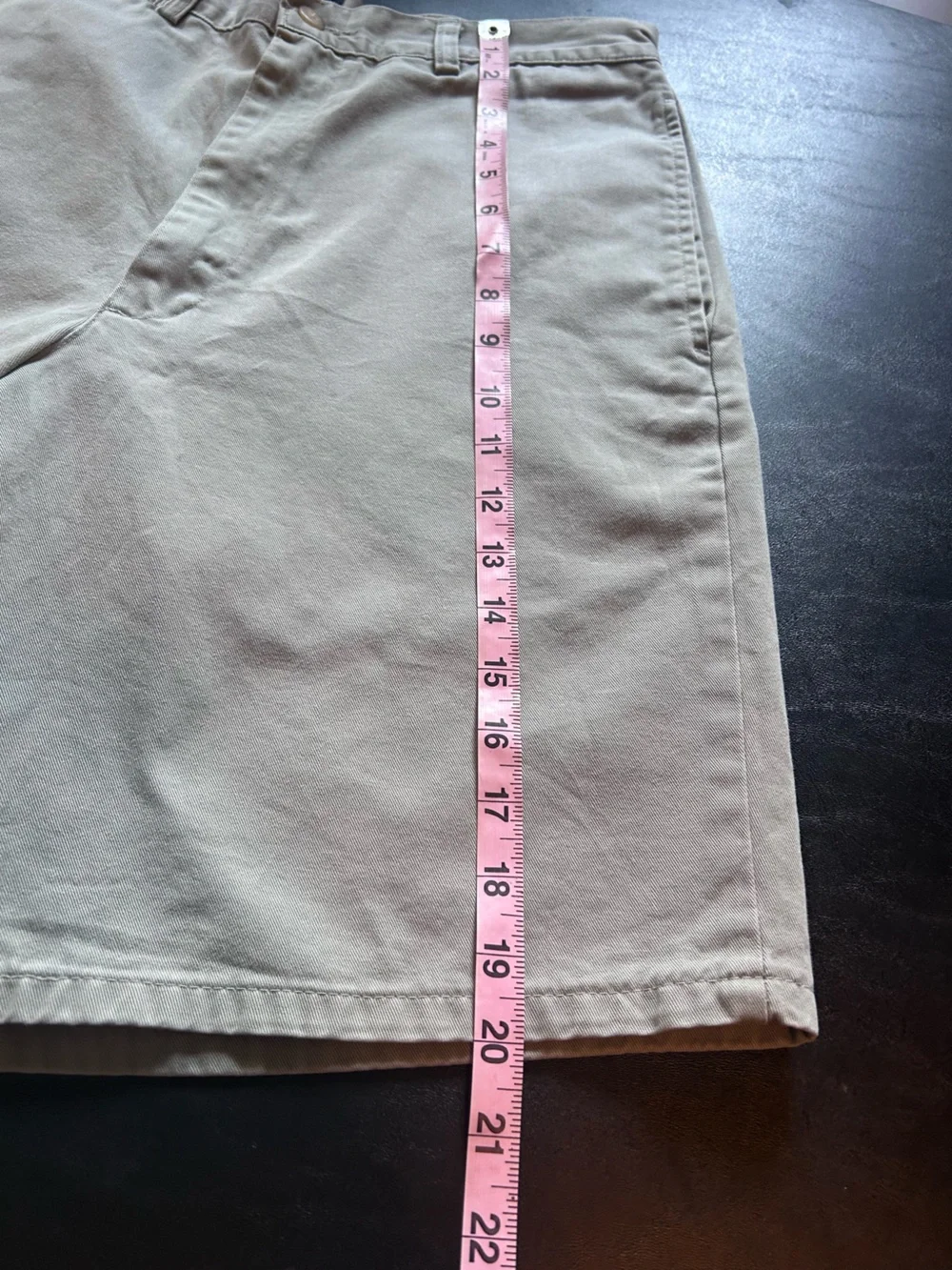 Polo by Ralph Lauren Men's Tan Flat-Front Cotton Shorts